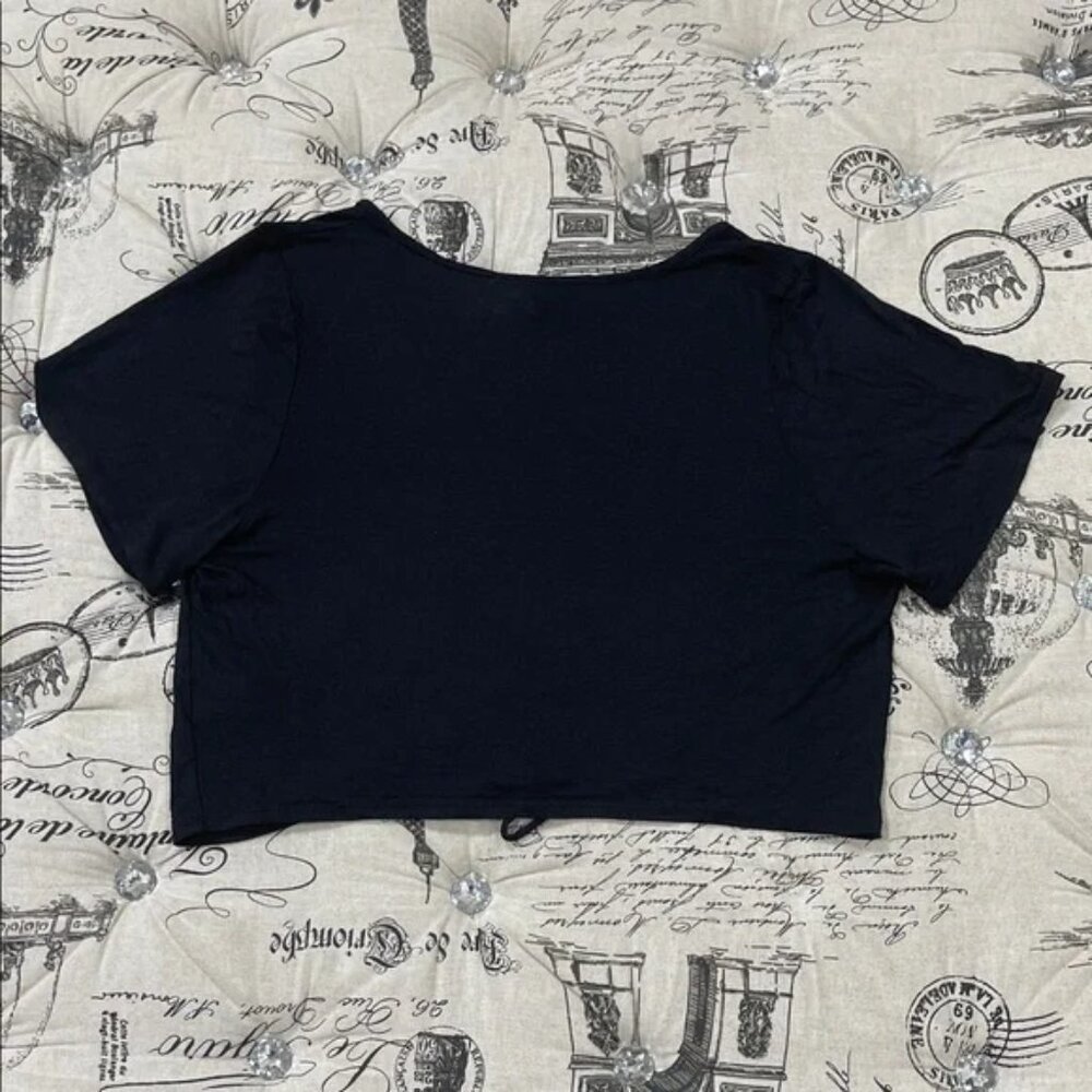 Curvy Sense Drawstring Crop Top - Picture 8 of 8